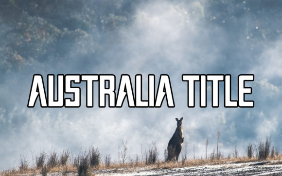 Australia Title: A Modern Sans Serif Font for Campaigns