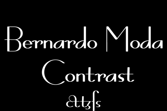 Bernardo Moda Contrast: A Maker's Font Review