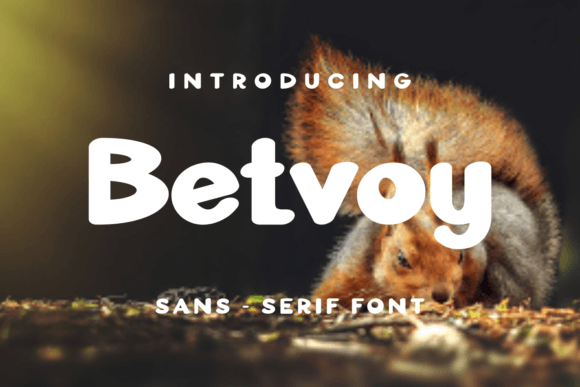 Betvoy: A Distinct Sans Serif Font for Campaigns