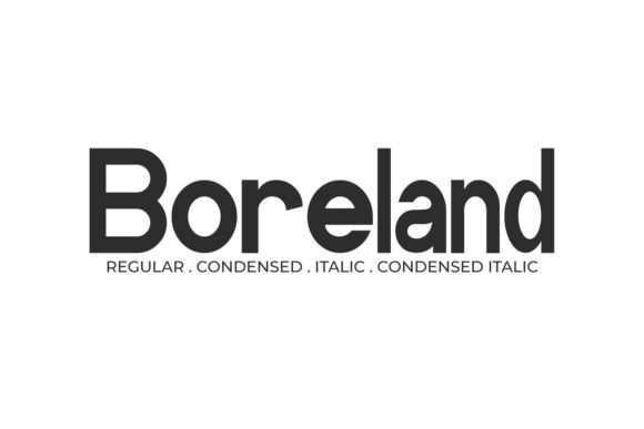 Boreland: A Bold Sans Serif Font for Modern Brands