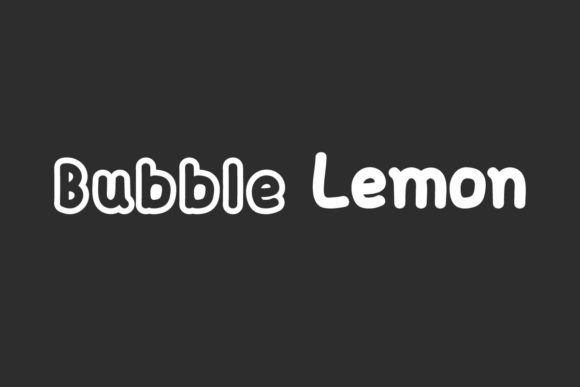 Bubble Lemon: A Fun Sans Serif Font for Marketers