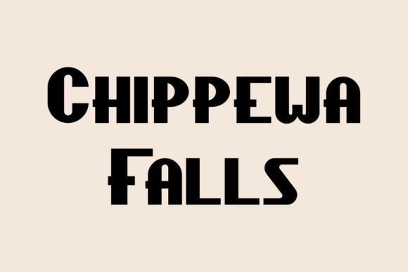 Chippewa Falls: A Bold Sans Serif Font for Editorial Design