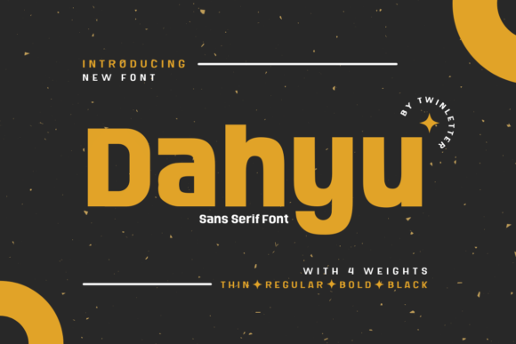 Dahyu: The Bold Sans Serif Font for Modern Branding