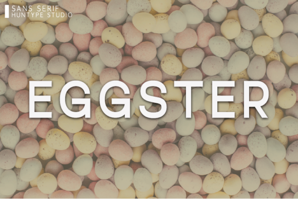 Eggster: A Versatile All-Caps Sans Serif for Branding