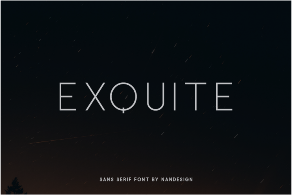 Exquite: A Clean Sans Serif Font for Modern Editorial