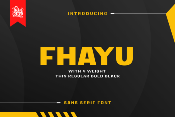 Fhayu: A Bold Sans Serif for Modern Branding