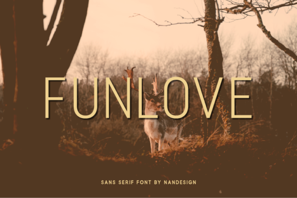 Funlove: A Futuristic Sans Serif Font for Campaigns