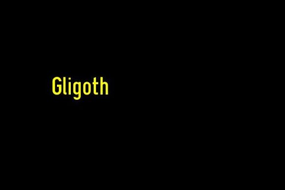 Gligoth: A Clean Sans Serif Font for Makers