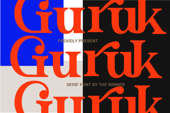 Guruk: A Modern Sans Serif Font for Digital Brands