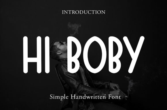 Hi Boby: A Clean Sans Serif Font for Crafters