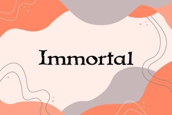 Immortal: A Worn Sans Serif Font for Creative Campaigns