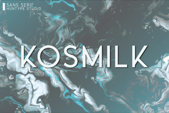 Kosmilk: A Clean Sans Serif for Modern Branding