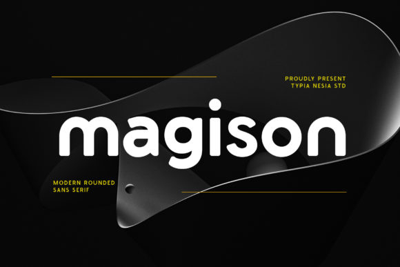 Magison: A Modern Bold Sans Serif for Tech & Branding