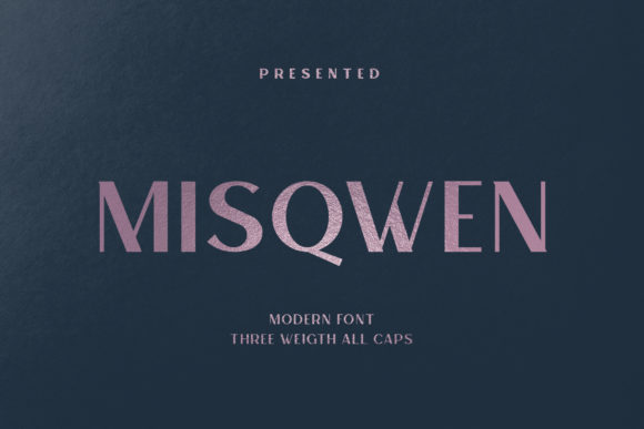 Misqwen: The Cool Sans Serif Font for Marketers