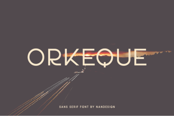 Orkeque: A Modern Sans Serif Font for Editorial Design