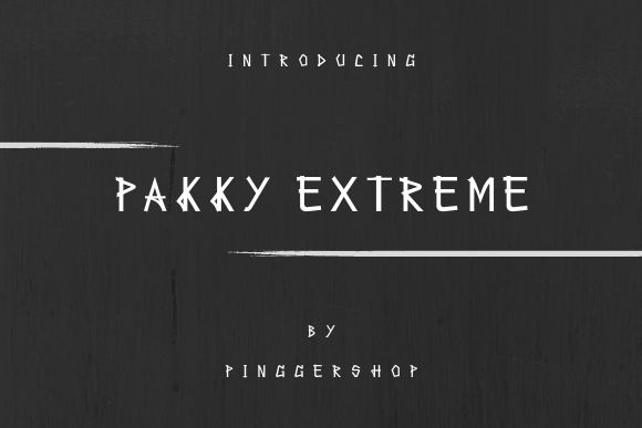 Pakky Extreme: A Modern Sans Serif Font for Bold Branding