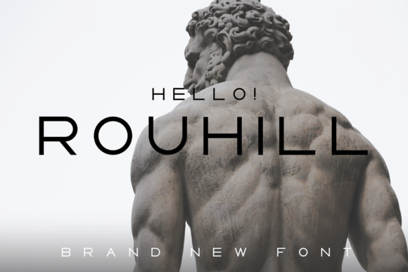Rouhill: A Unique Sans Serif Font for Editorial Design