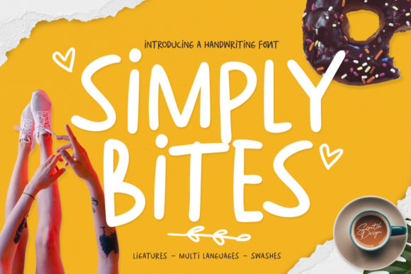 Simply Bites: A Cute Handwriting Font for Small Business Branding