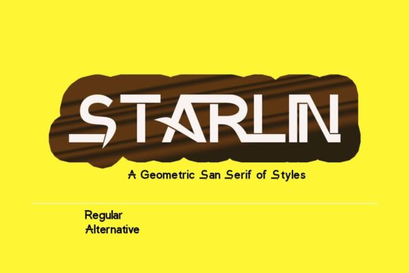 Starlin: A Unique Sans Serif Font for Branding