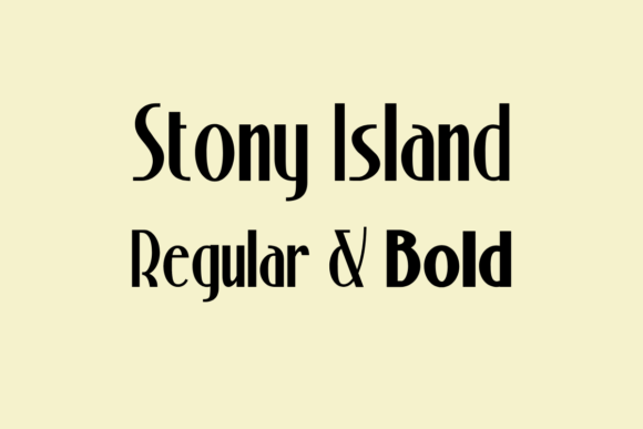 Stony Island: A Modern Sans Serif Font for Editorial Design