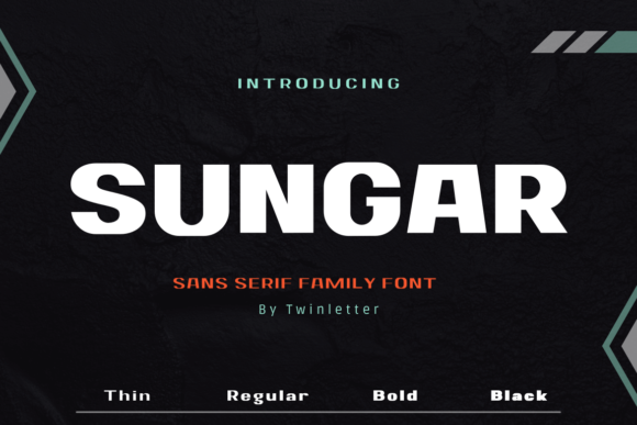 Sungar: A Modern Sans Serif Font for Makers