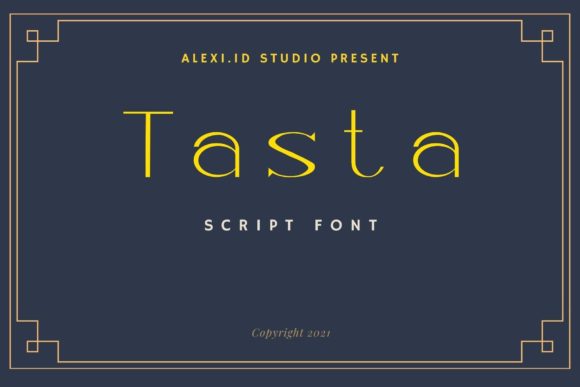 Tasta: A Clean Sans Serif Font for Bold Campaigns