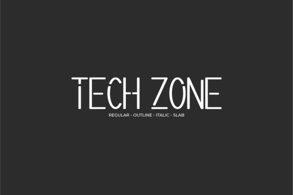 Tech Zone: A Futuristic Sans Serif Font for Web Design