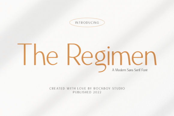 The Regimen: A Modern Sans Serif for Editorial Design