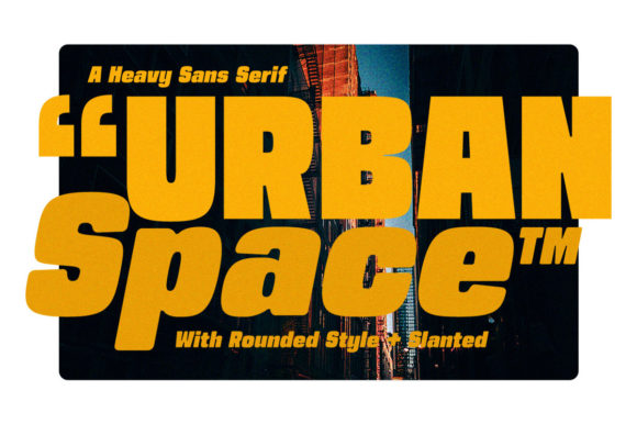 Urban Space: A Bold Sans Serif for Editorial Impact