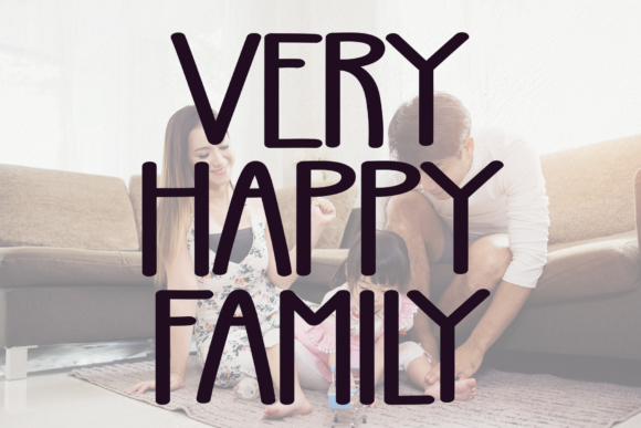 Very Happy Family: A Rounded Sans Serif Font for Makers